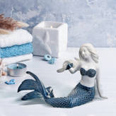Design Toscano Meerjungfrau Statue – Merissa, Sirene Des Meeres, Aus Steinsplitt & Harz, Für Garten & Wohnung